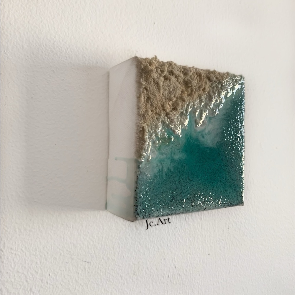 Handmade Resin Wall Painting